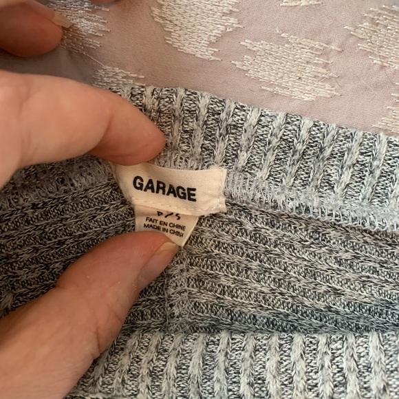 Garage | light grey knit sweater - Picture 3 of 4